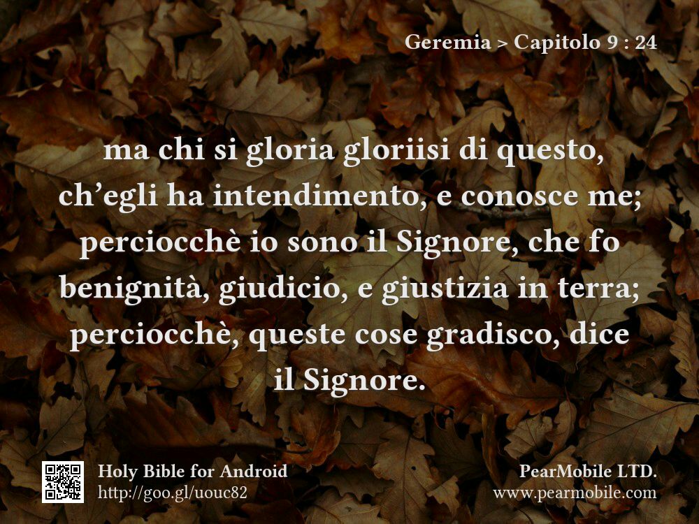 Geremia, Capitolo 9:24